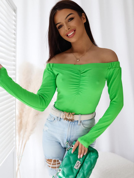 Bluzka hiszpanka - Zielona