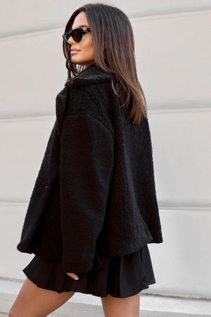 Kurtka FLUFFY - Czarny