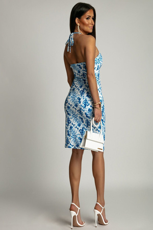 Sukienka Vietnam - Niebieska