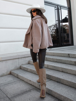 Kurtka FLUFFY - Taupe