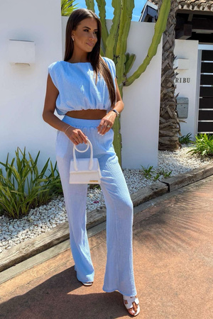 Komplet muślinowy NICOL - Błękit