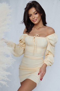 Sukienka hiszpanka - Żółta