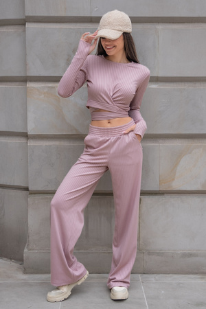 Komplet TESS wiązany - Beżowy