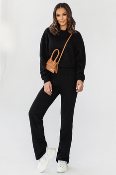 Czarna krótka bluza Lamia