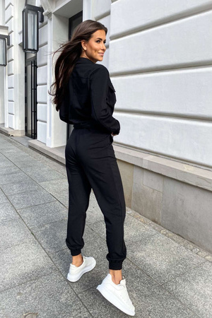 Milano 3 częściowy zestaw dresowy - Czarny