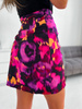 Spódniczka wiązana - Fuksjowe plamki