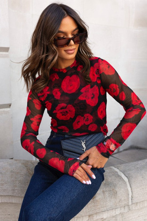 Bluzka tiulowa BLAKE - Rose