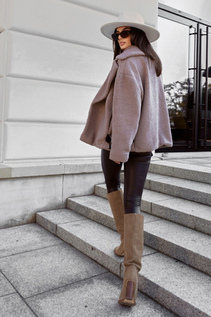 Kurtka FLUFFY - Taupe