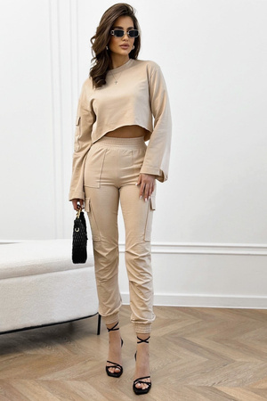 Dres dwuczęściowy army - Beżowy