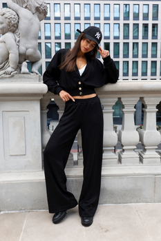 Komplet sweterkowy - Czarny