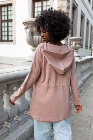 Narzutka z materiału premium - Jasny beż