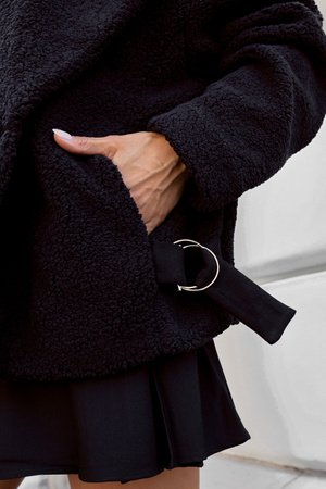 Kurtka FLUFFY - Czarny