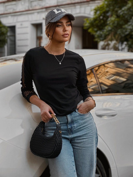 Bluzka LADY II z siatką na rękawach