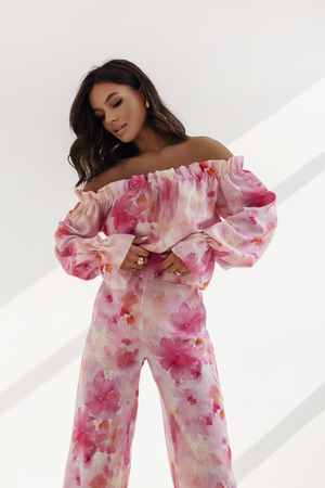 Komplet lniany MIA - Fiore