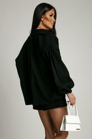 Komplet MOLLY muślin - Czarny