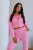 Milano 3 częściowy zestaw dresowy - jasny róż