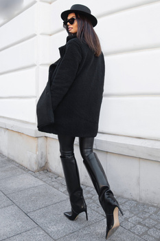 Płaszcz TEDDY - Czarny