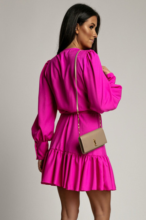 Sukienka "ANNA" krótka - Fuksja