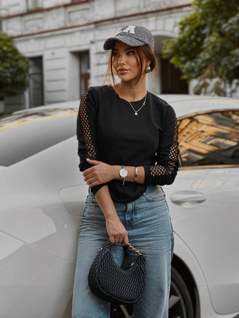 Bluzka LADY II z siatką na rękawach