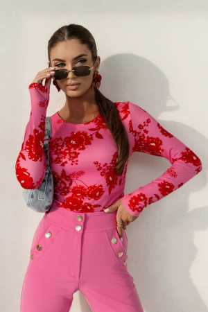 Bluzka SHIRA długi rękaw - Capri