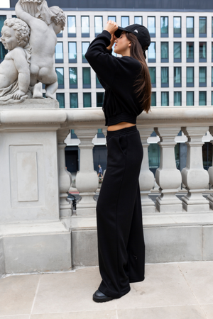 Komplet sweterkowy - Czarny