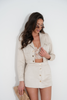 Komplet BLISS ze spódnico-spodenkami - Jasny beż