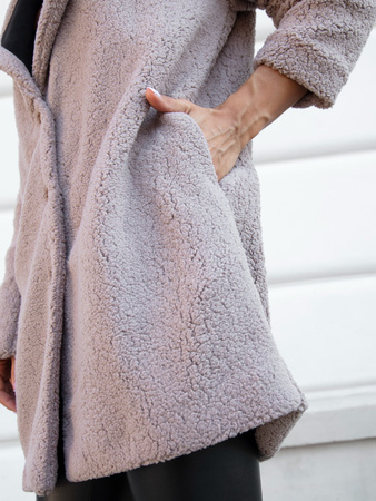 Płaszcz TEDDY - Taupe