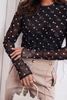 Bluzka tiulowa Blake - Polka dots black